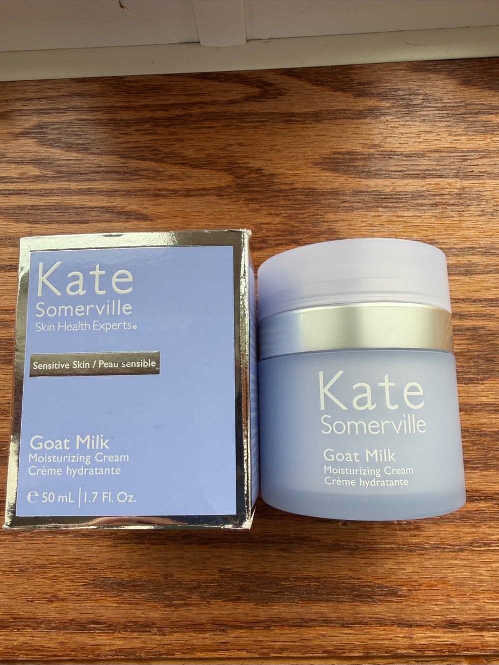Kate Somerville Goat Milk Moisturizing Cream - Pale Blue & Silver